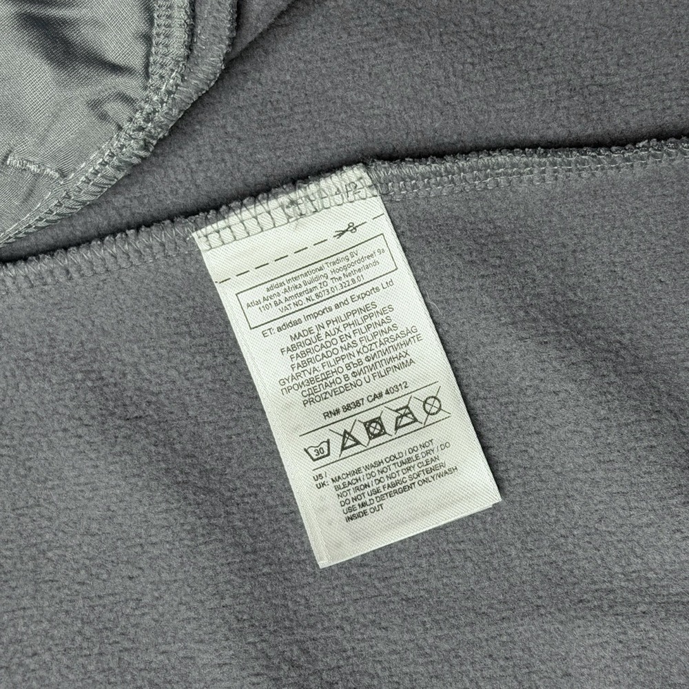 Adidas Terrex ClimaWarm Full Zip Jacket Gray Black F95334 Men's XL NWT Hiking - Picture 7 of 10